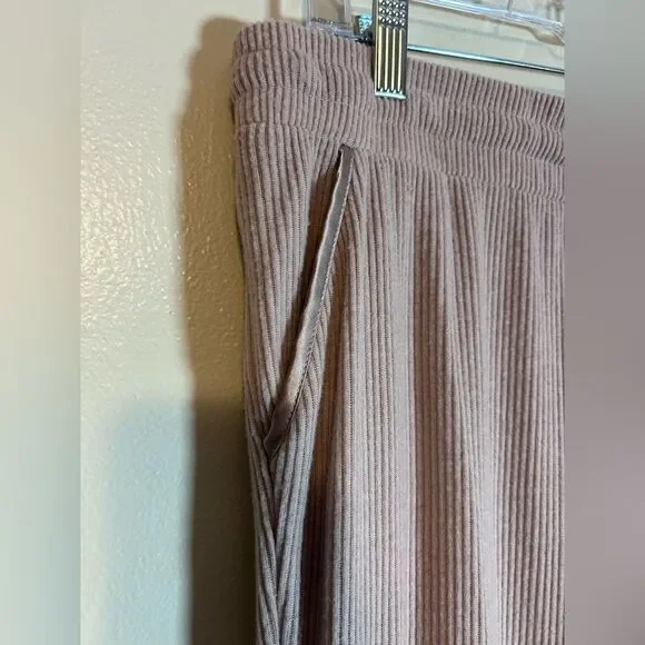 NWT Maurices Super Soft Cozy Rib Jogger Pant mauve light blush pink size XL - Picture 4 of 11